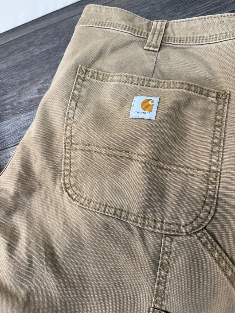 Carhartt Original Fit Work Pants in Khaki woman’s size 10 - Picture 5 of 6
